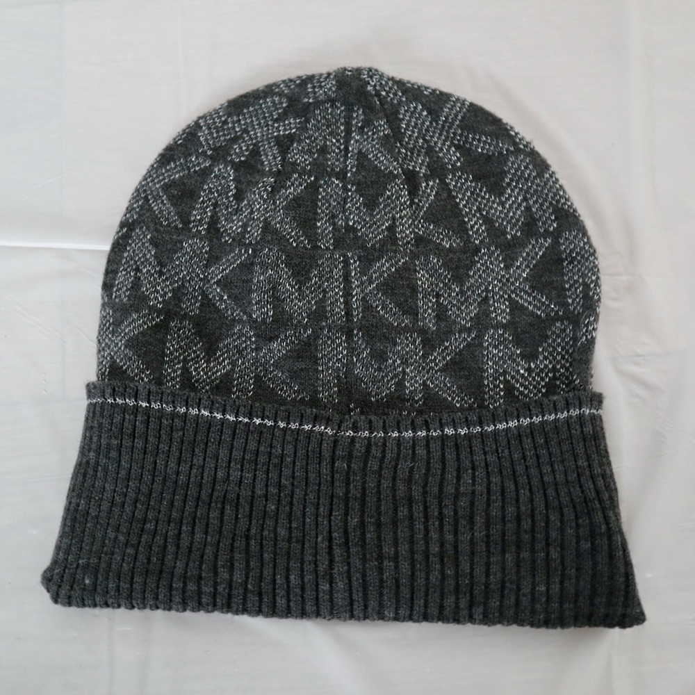 Gray Patterned Knit